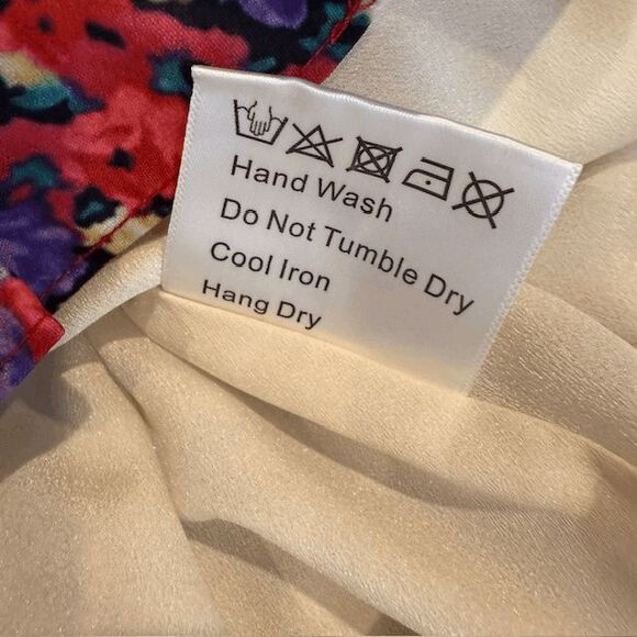 NEW! O.P.T. Cade Floral Wrap Dress One Pretty Thing Lined Puff Sleeve Size XS - Picture 10 of 13